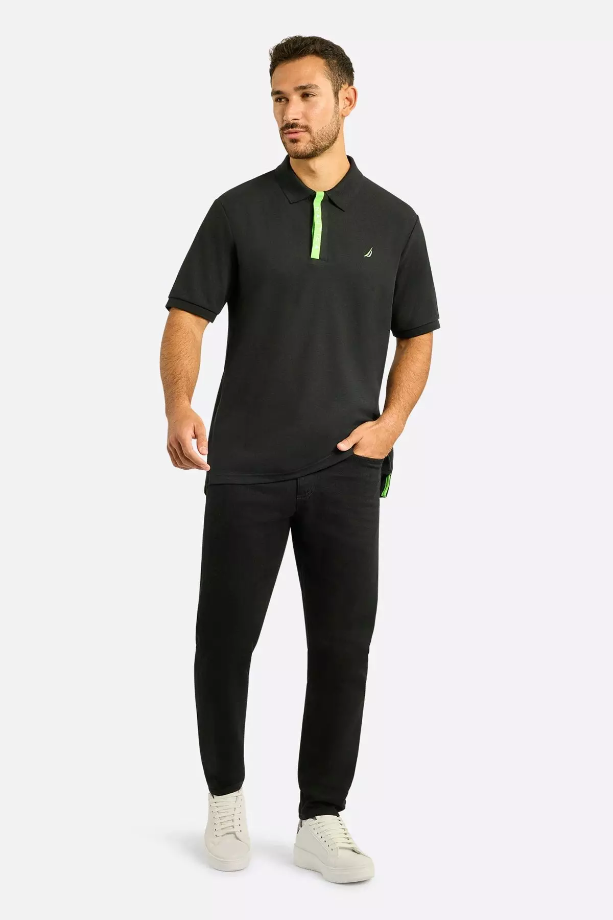 Black 'Linford' Polo Shirt alternative image