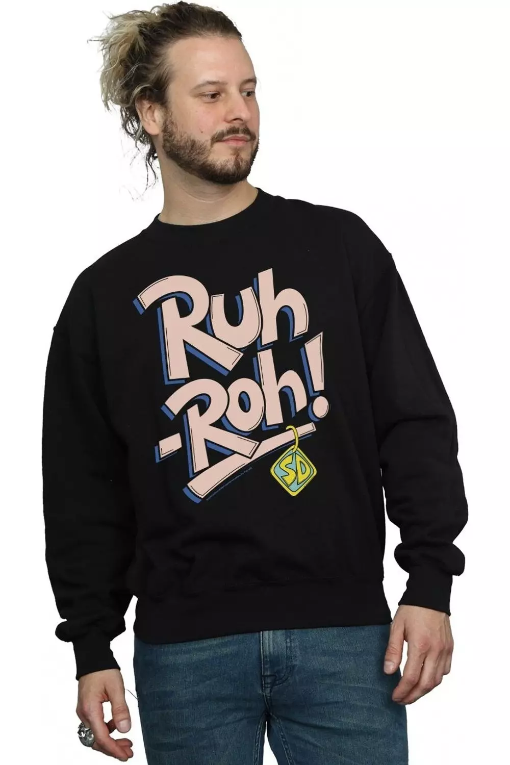 Black Ruh-Roh Dog Tag Sweatshirt alternative image