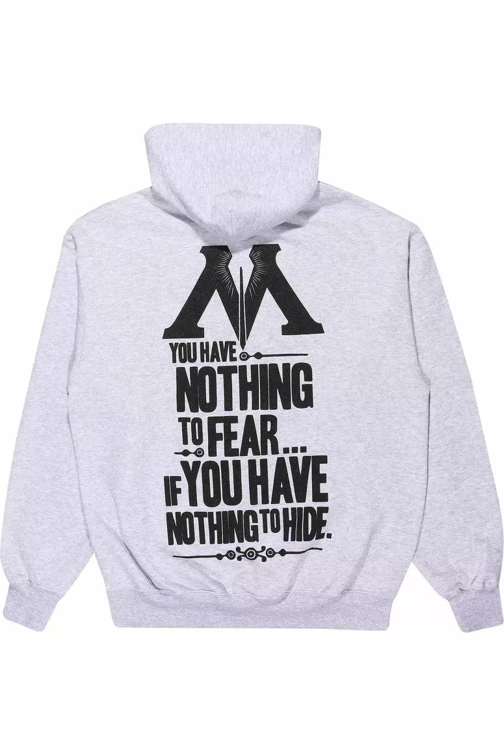 Grey Nothing To Fear Hoodie alternative image