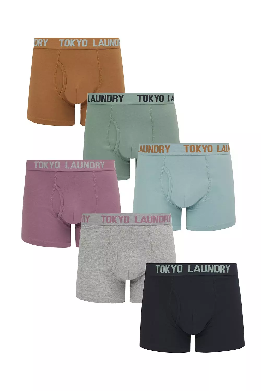 Grey Cotton 6-Pack Boxers alternative image