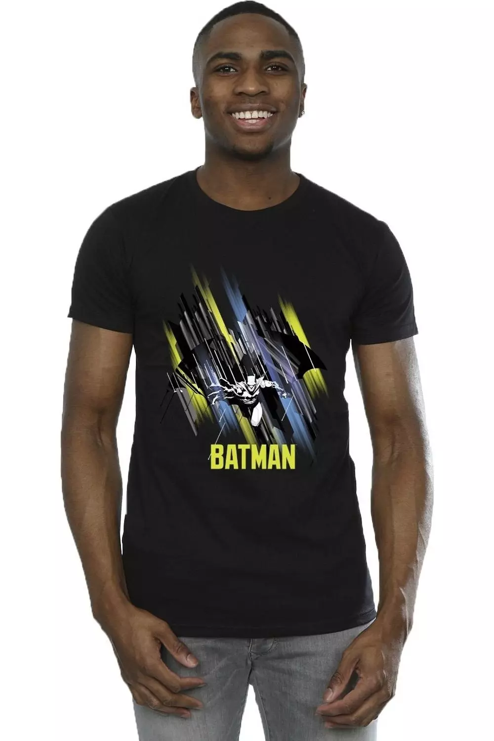 Black Batman Flying Batman T-Shirt alternative image