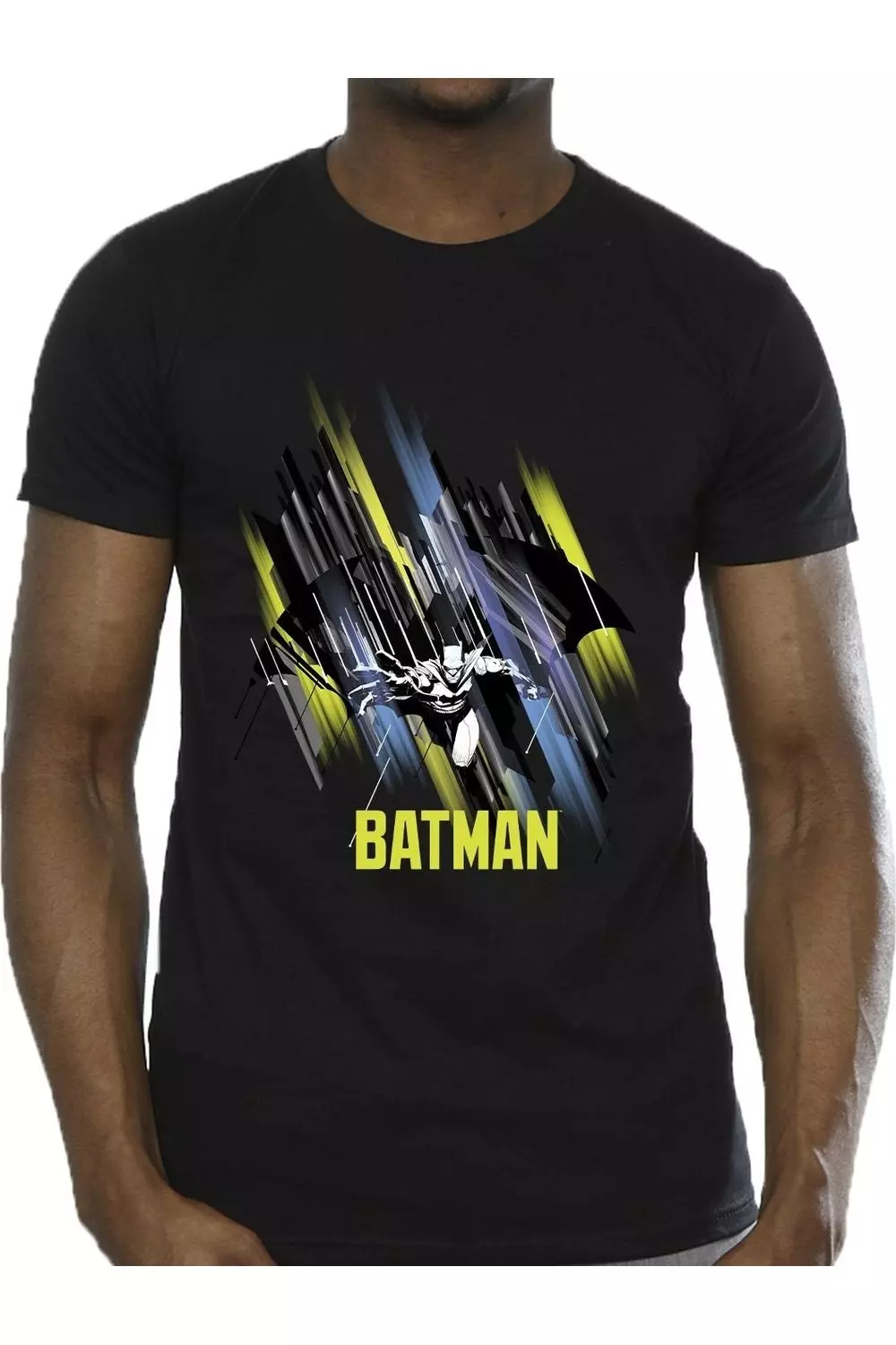 Black Batman Flying Batman T-Shirt alternative image