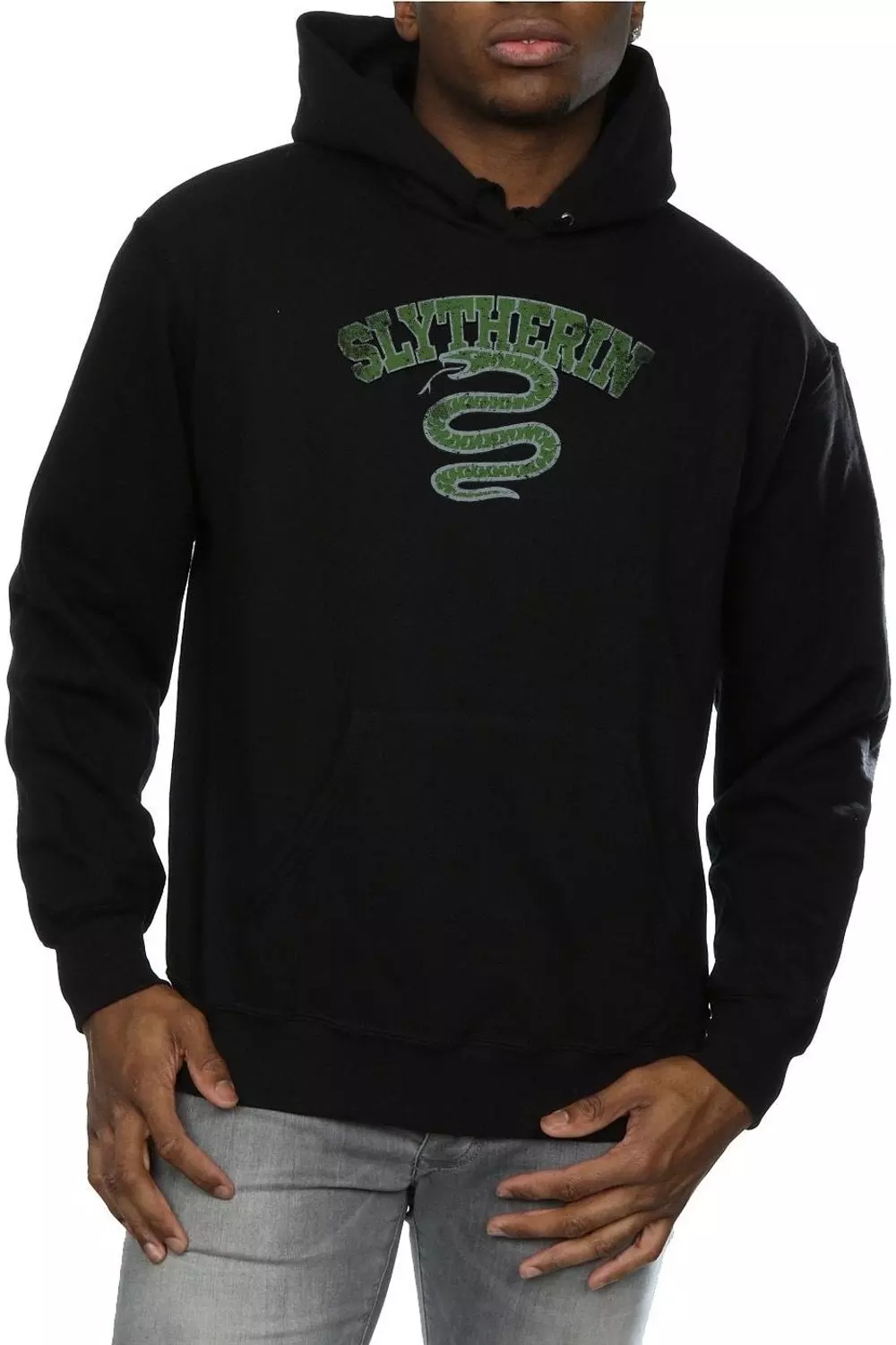 Black Slytherin Sport Emblem Hoodie alternative image