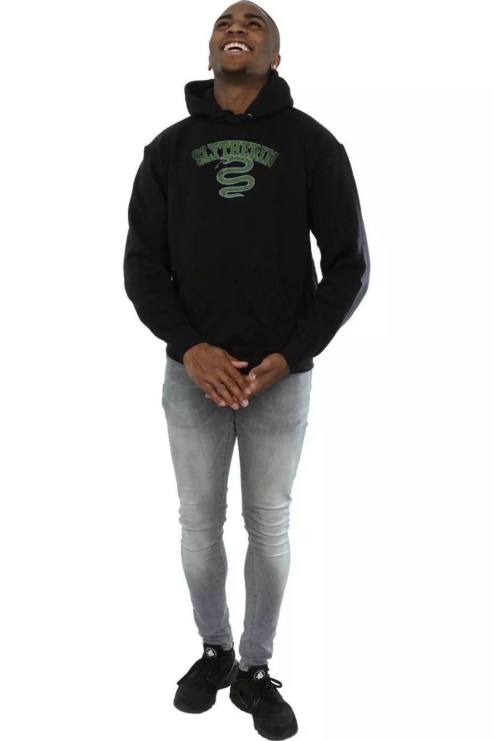 Black Slytherin Sport Emblem Hoodie alternative image