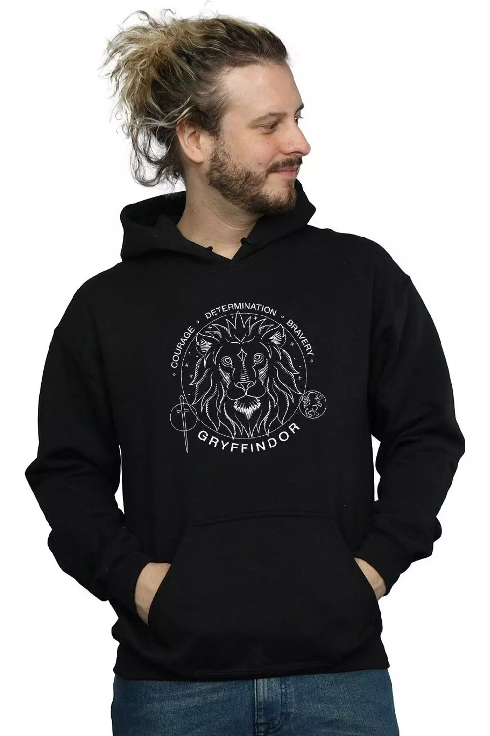 Black Gryffindor Seal Hoodie alternative image