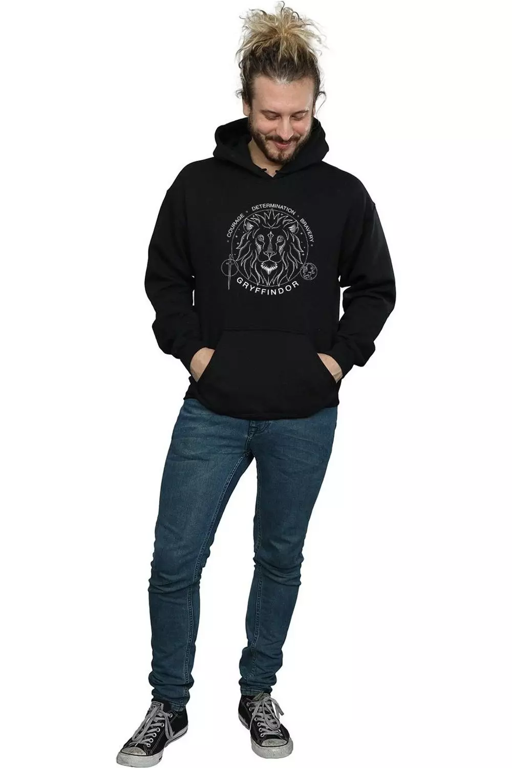 Black Gryffindor Seal Hoodie alternative image