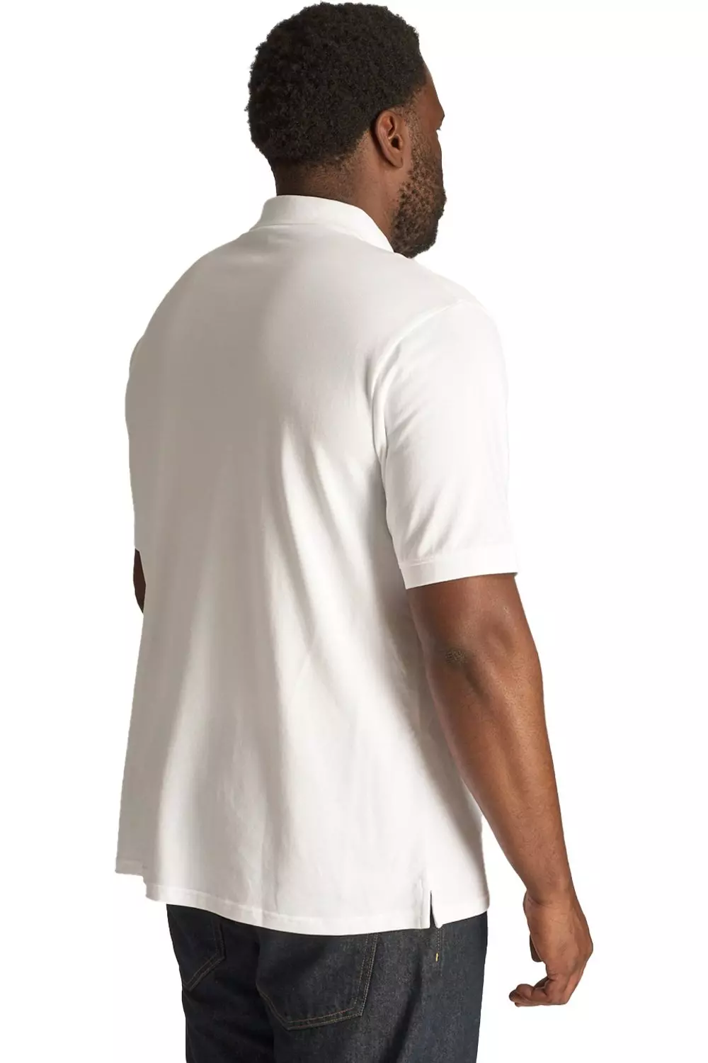 White Plain Plus Polo Shirt alternative image