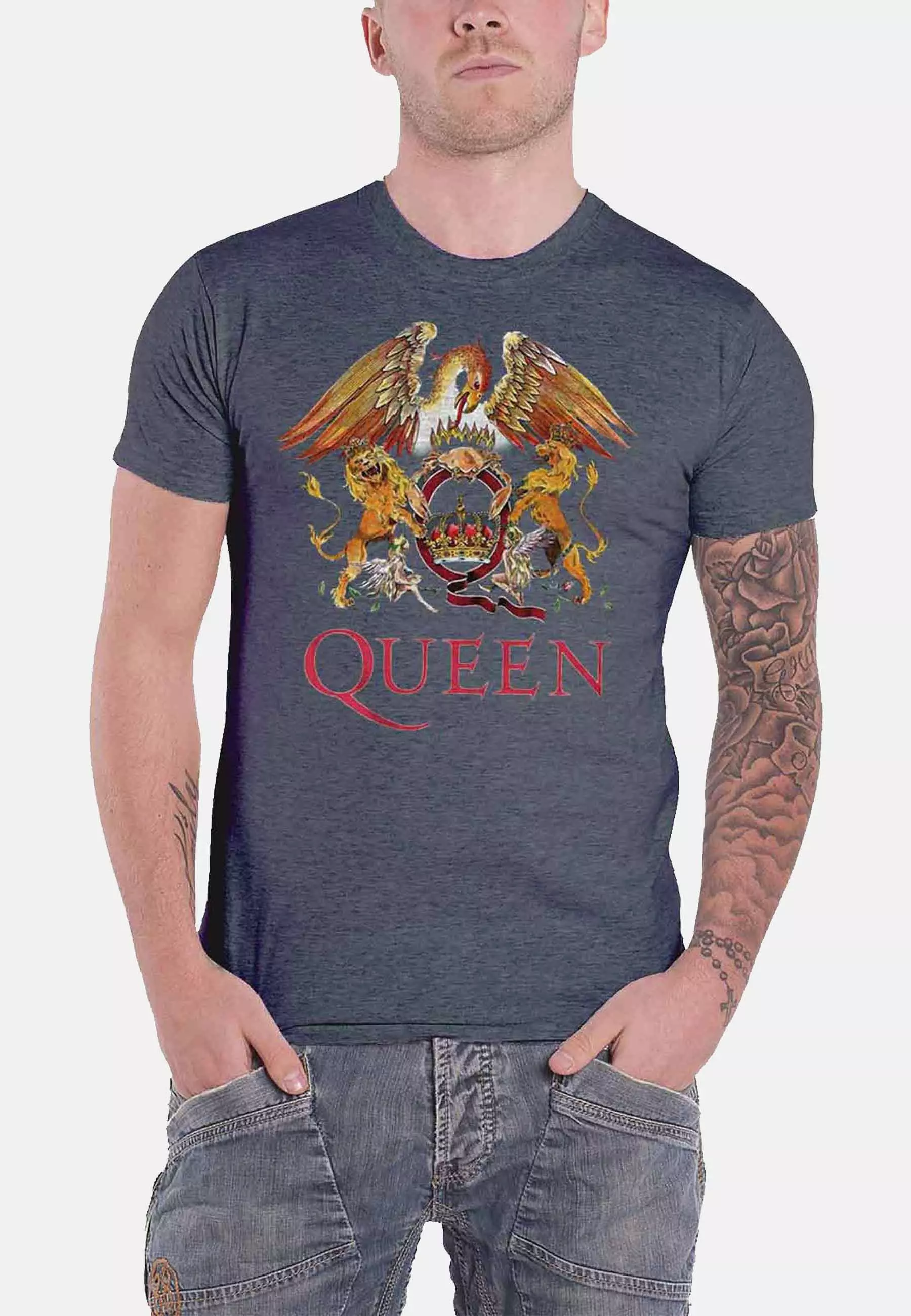 Grey Classic Crest T Shirt alternative image