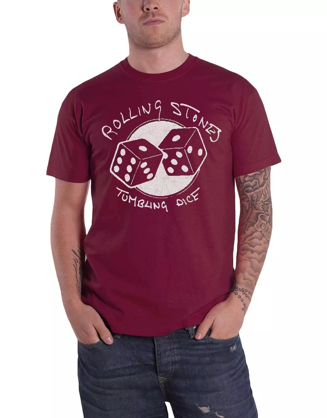 Red Tumbling Dice T Shirt alternative image