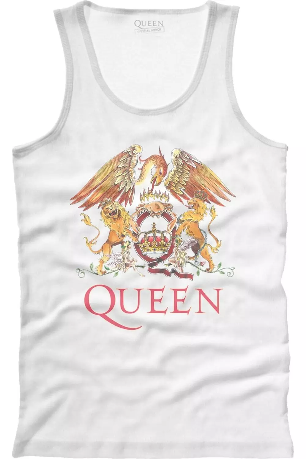White Classic Crest Vest Top alternative image