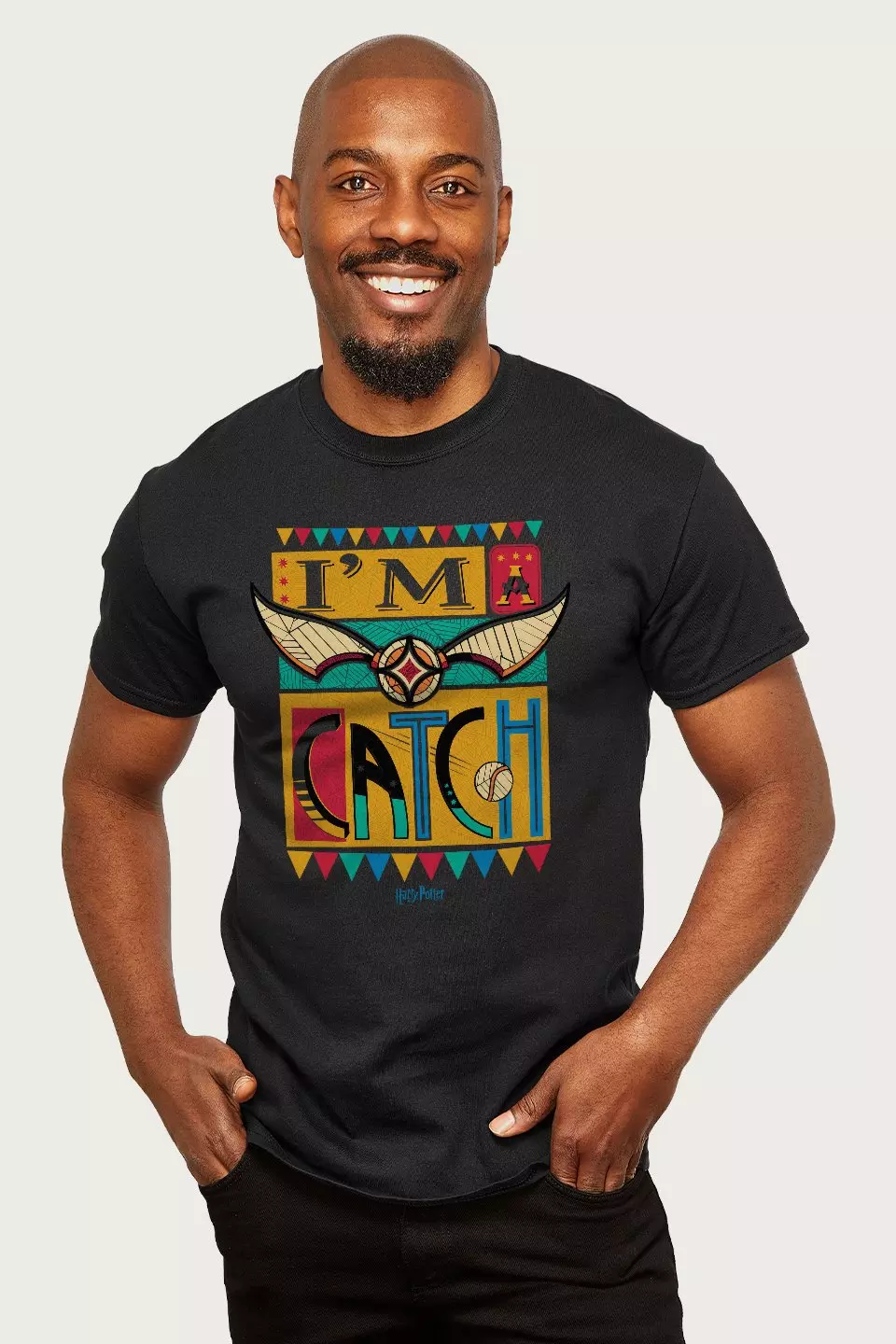 Black Quidditch Im A Catch T-Shirt alternative image