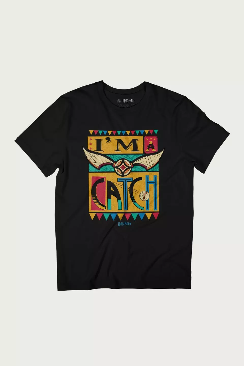 Black Quidditch Im A Catch T-Shirt alternative image