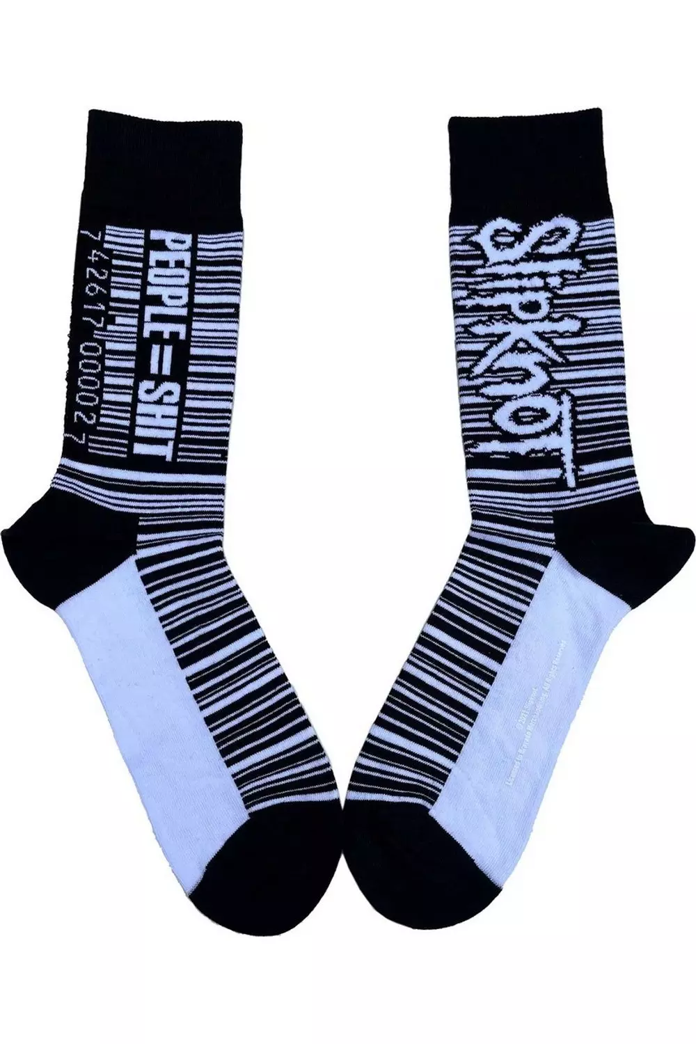 Black Barcode Socks alternative image