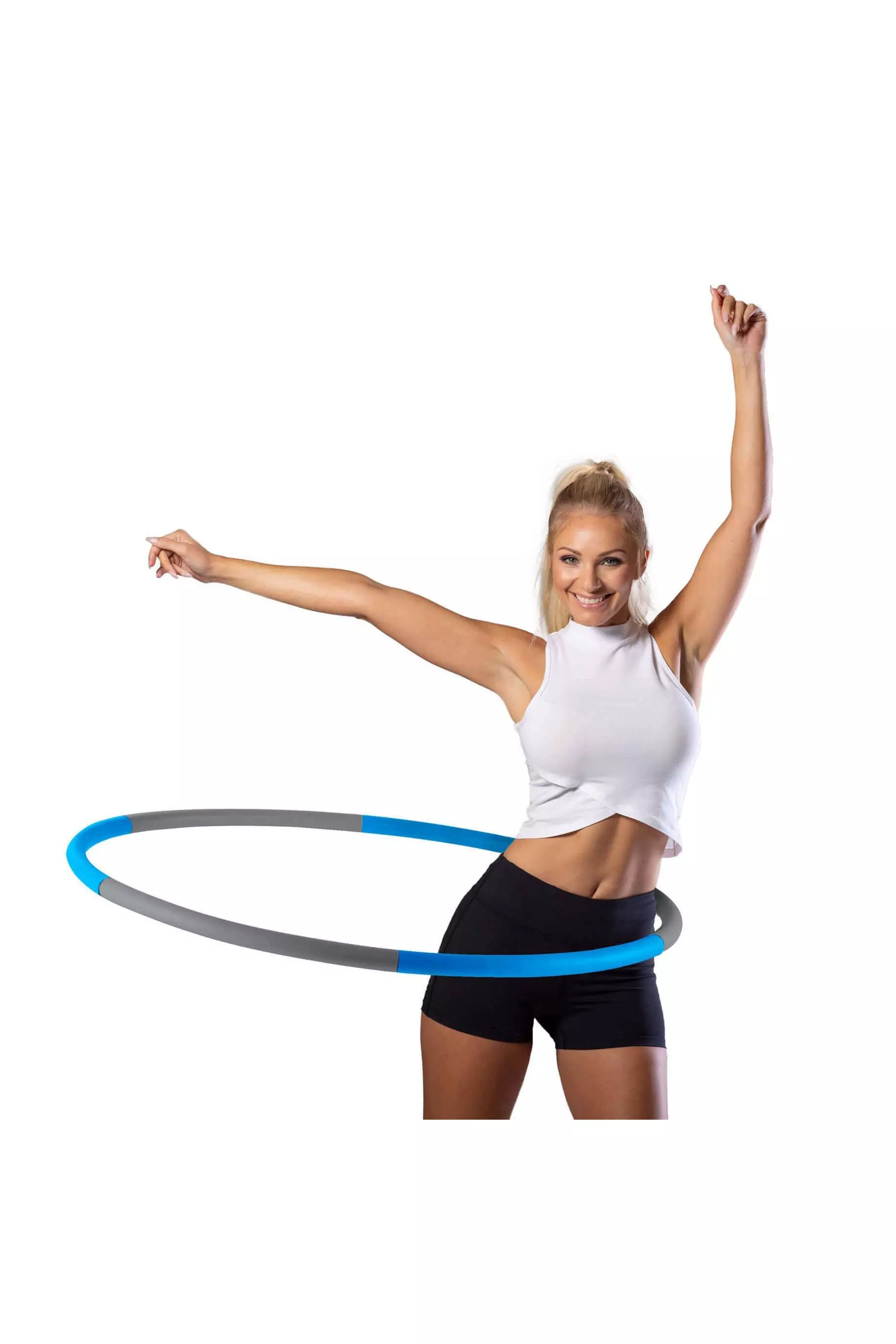 Blue Weighted Hula Hoop alternative image