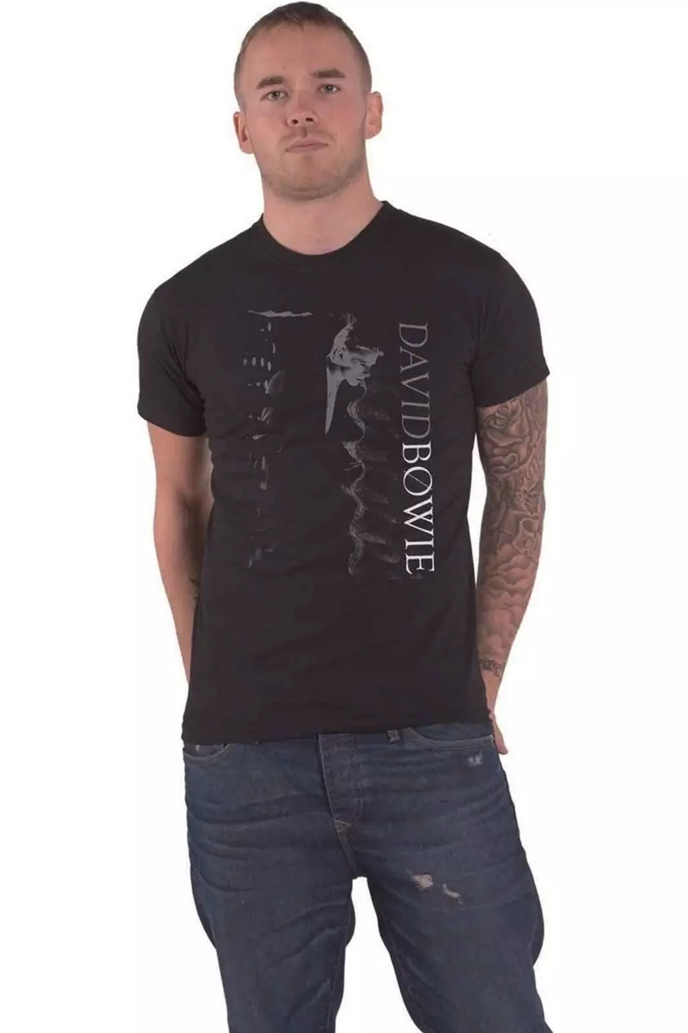 Black Distorted T-Shirt alternative image