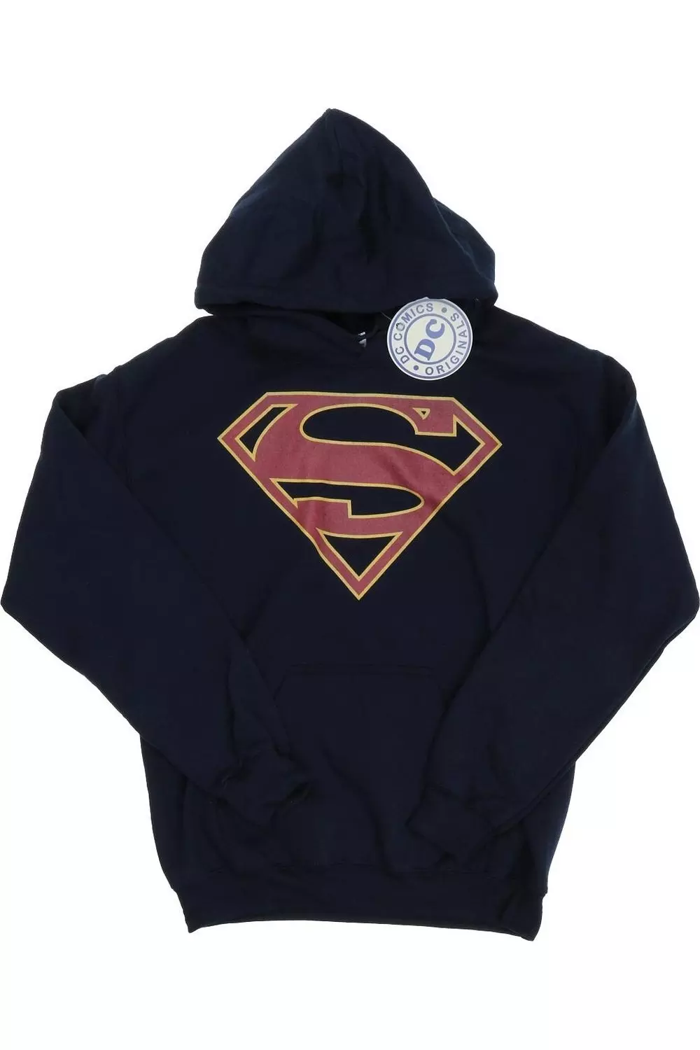 Navy Supergirl Logo Hoodie alternative image