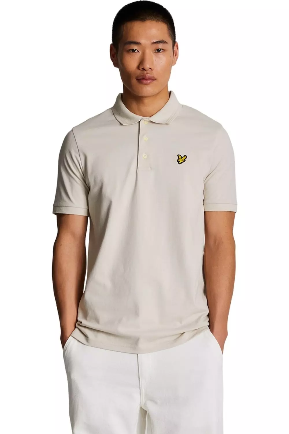 Tan Rally Tipped Polo Shirt alternative image
