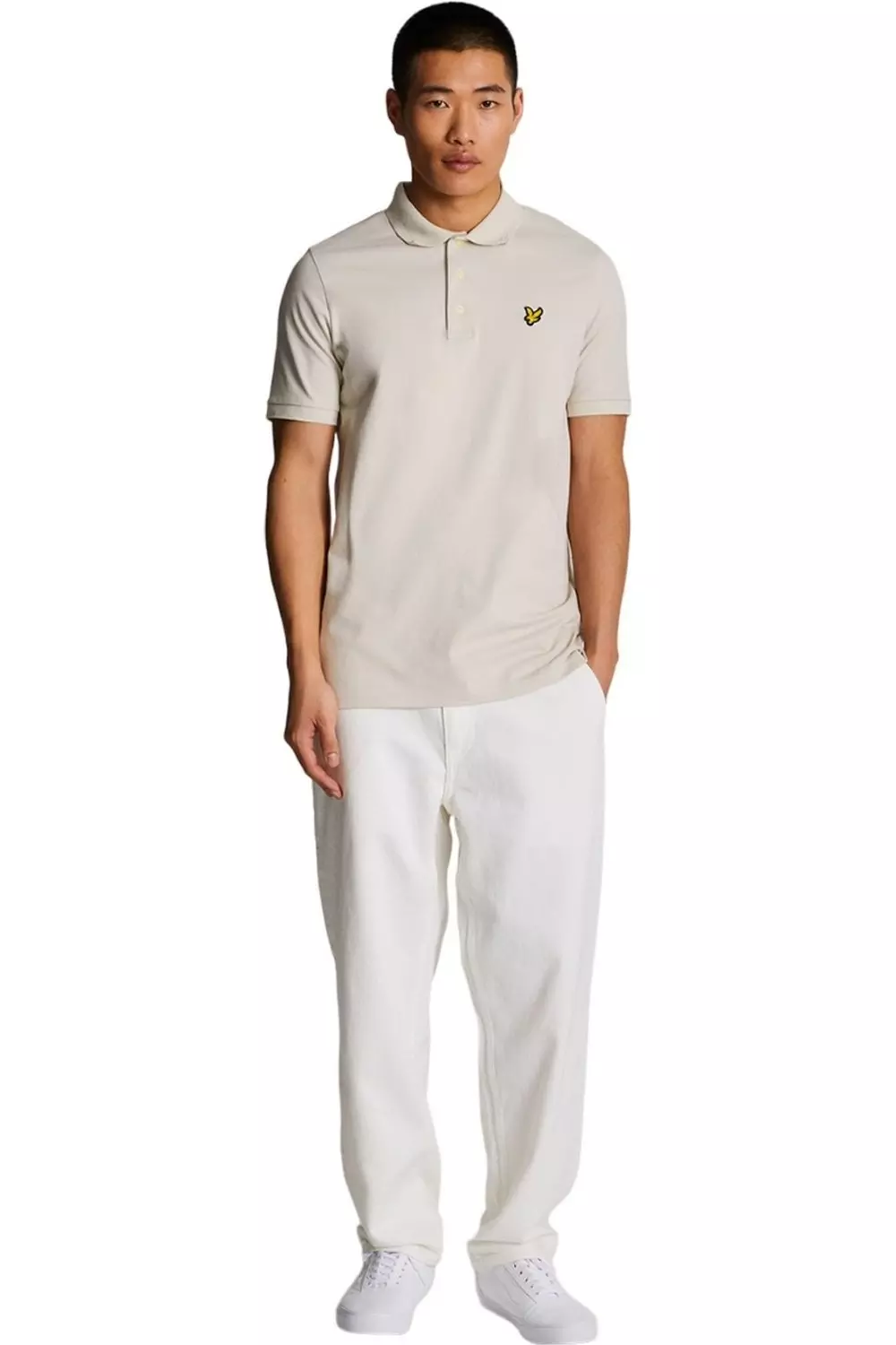 Tan Rally Tipped Polo Shirt alternative image