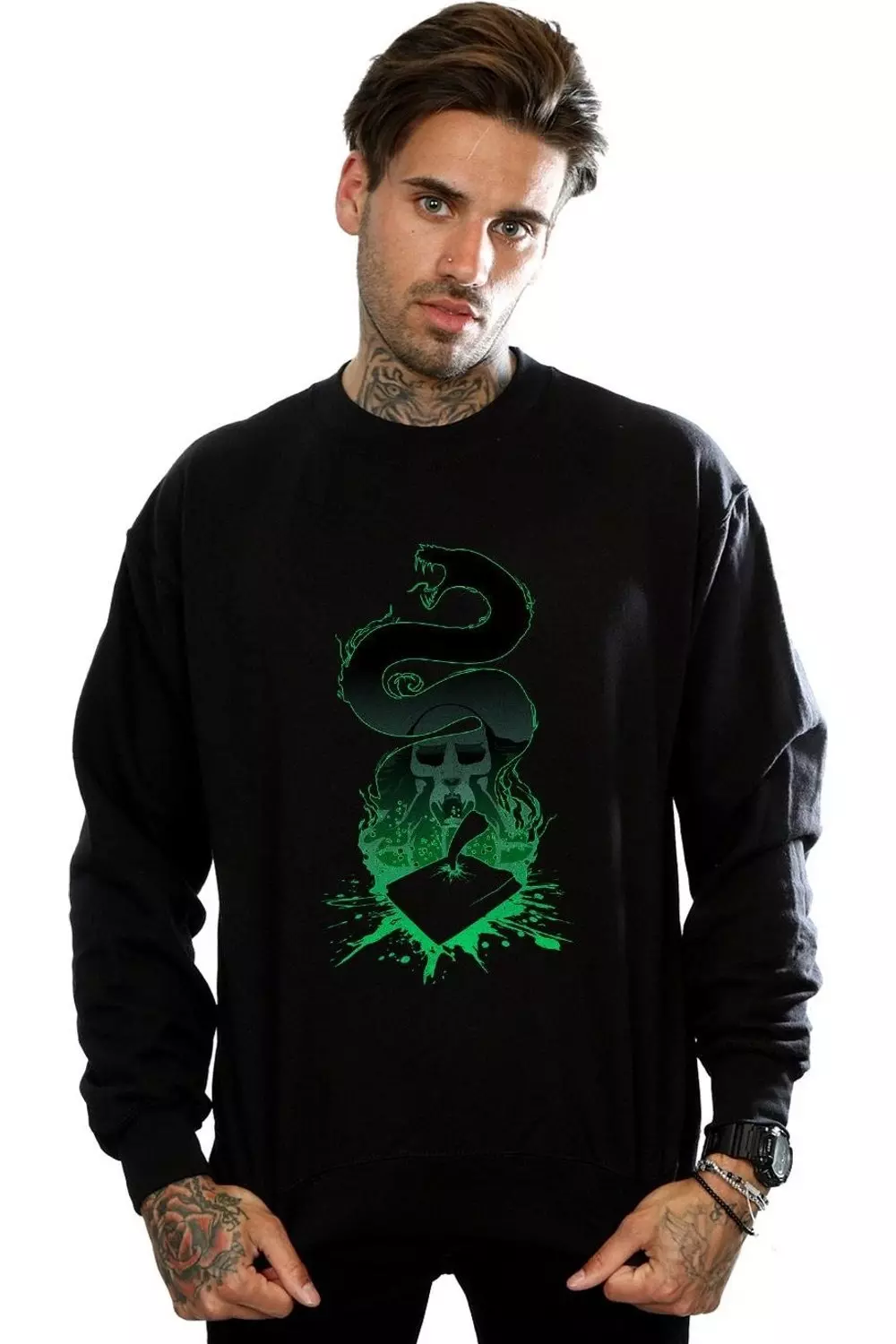 Black Nagini Silhouette Sweatshirt alternative image