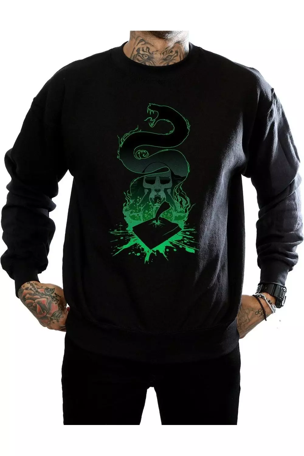 Black Nagini Silhouette Sweatshirt alternative image