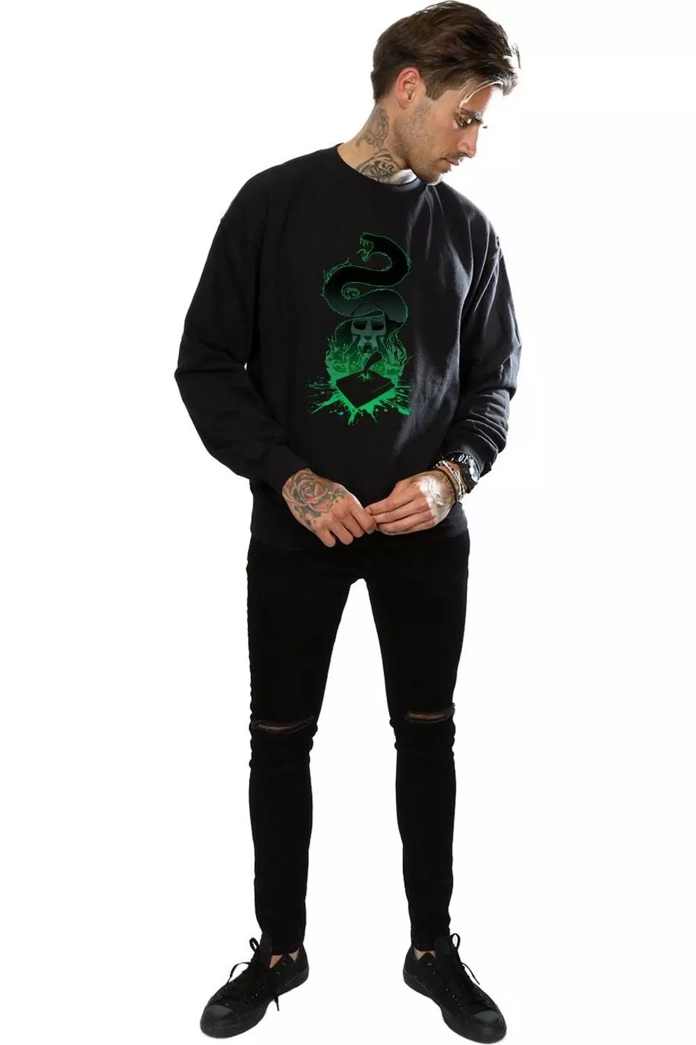 Black Nagini Silhouette Sweatshirt alternative image