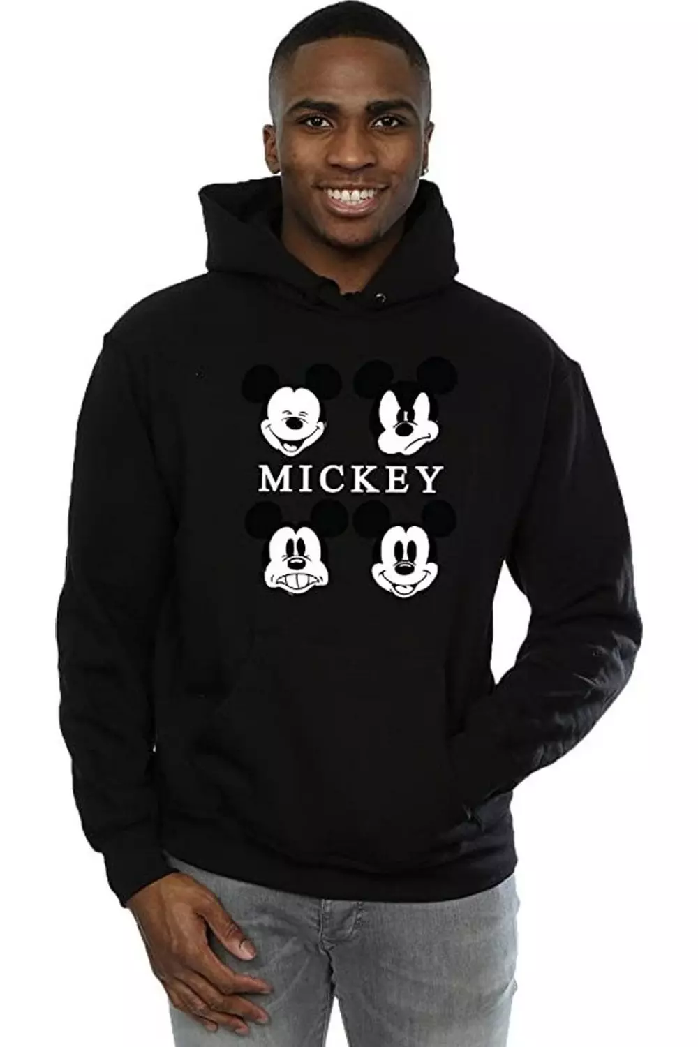 Black Four Heads Hoodie alternative image