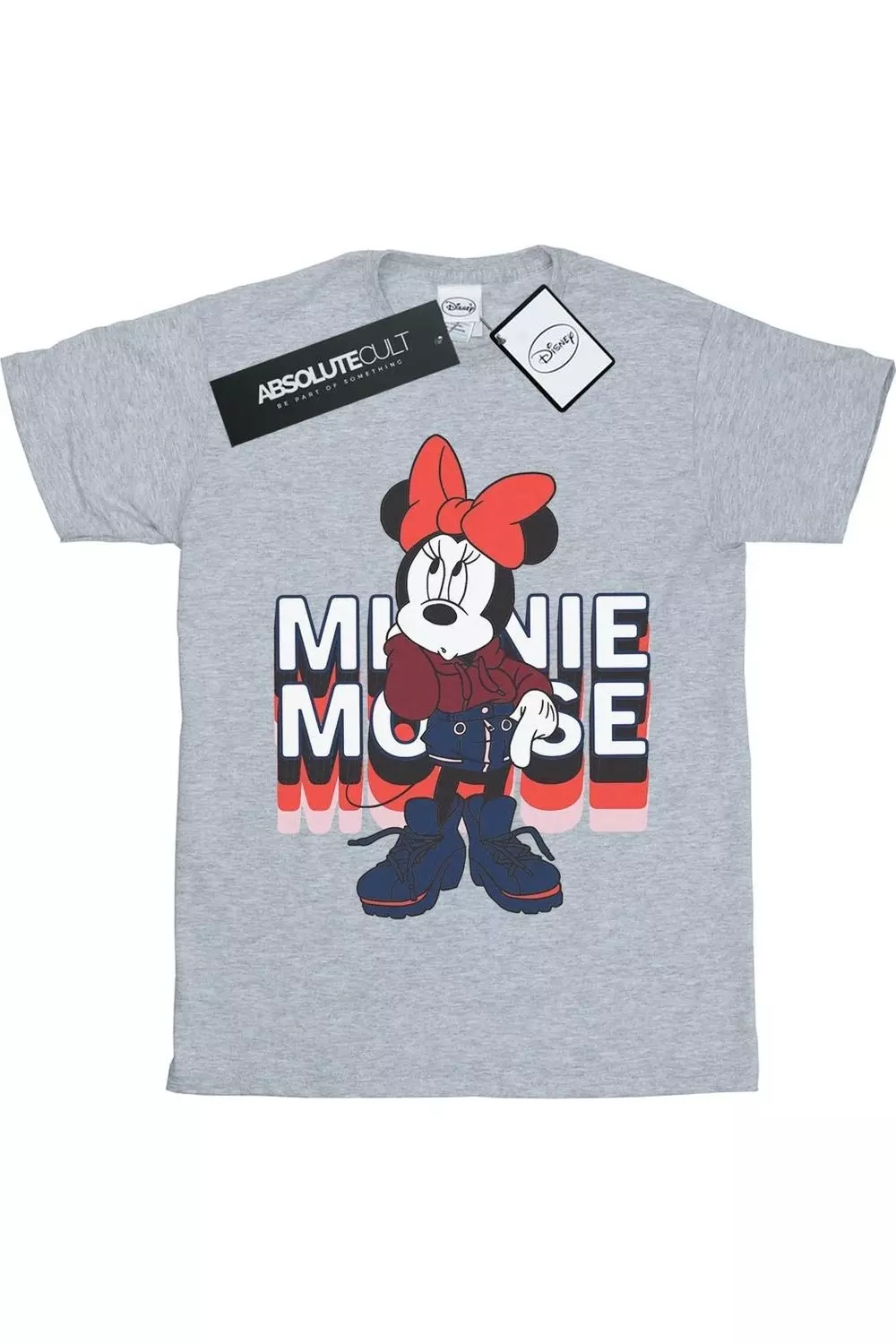 Grey Minnie Mouse In Hoodie T-Shirt alternative image