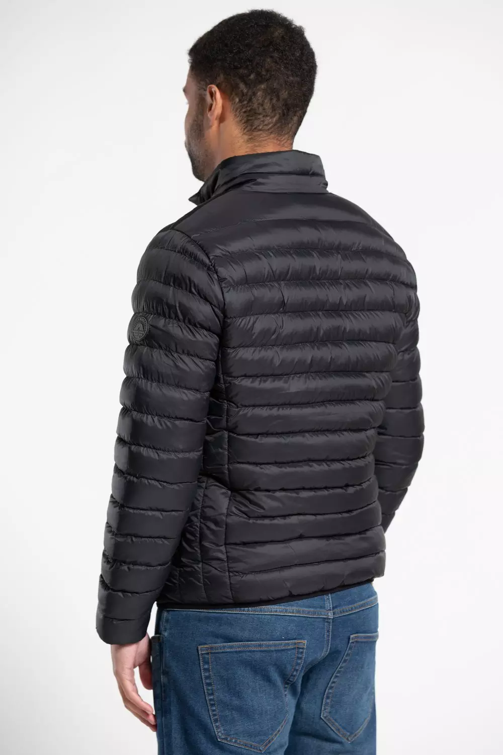 Black Fleece Lined Padded Jacket alternative image