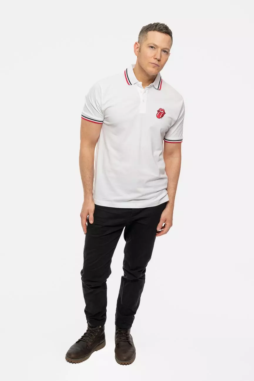 White Classic Tongue Polo Shirt alternative image