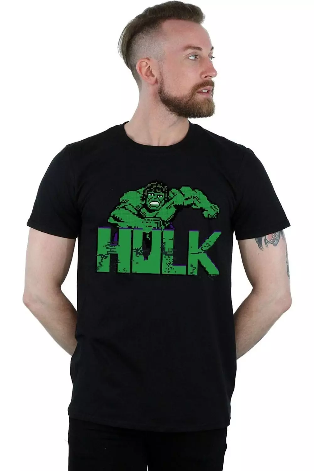 Hulk Pixelated T-Shirt alternative image