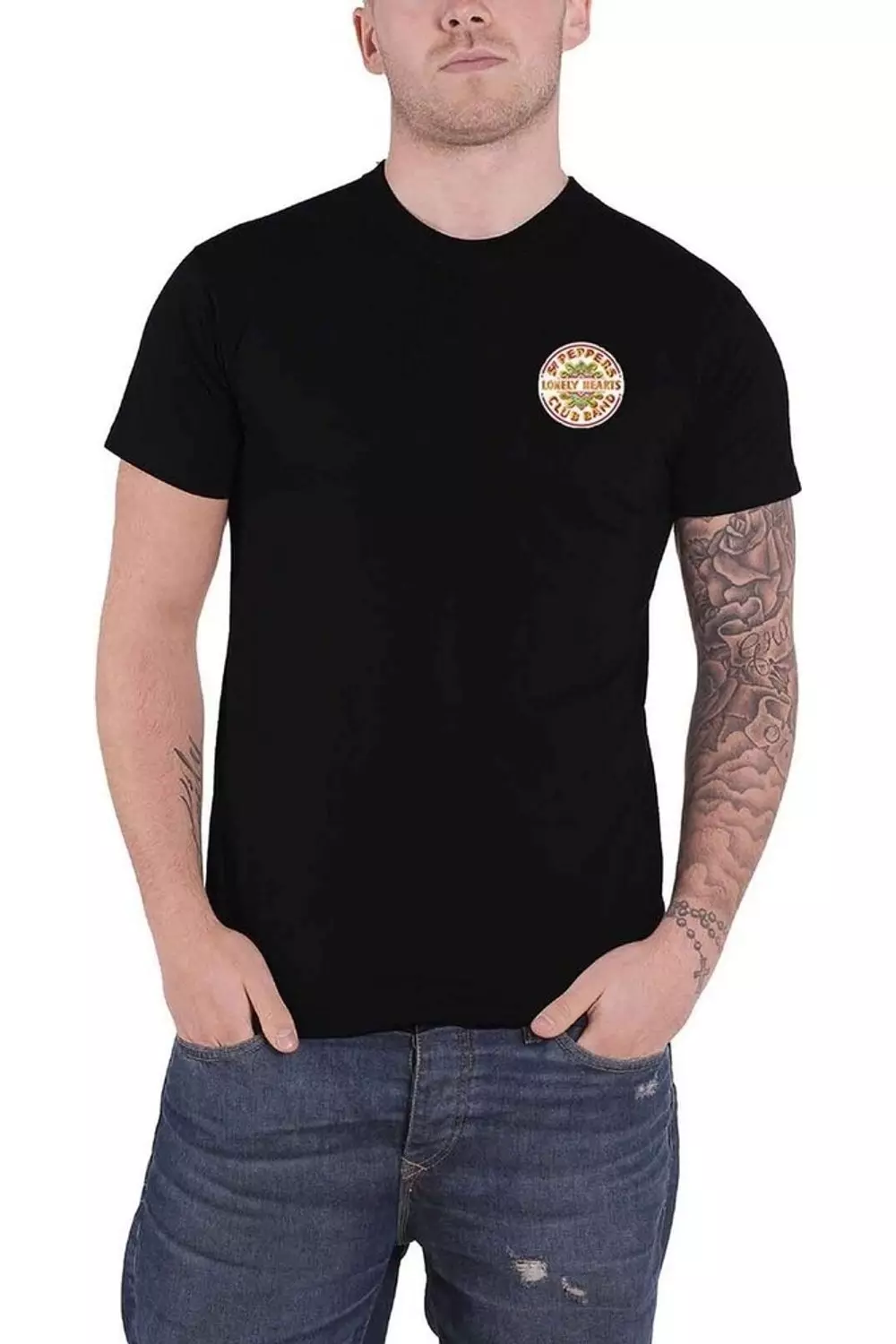 Black Sgt Pepper T-Shirt alternative image