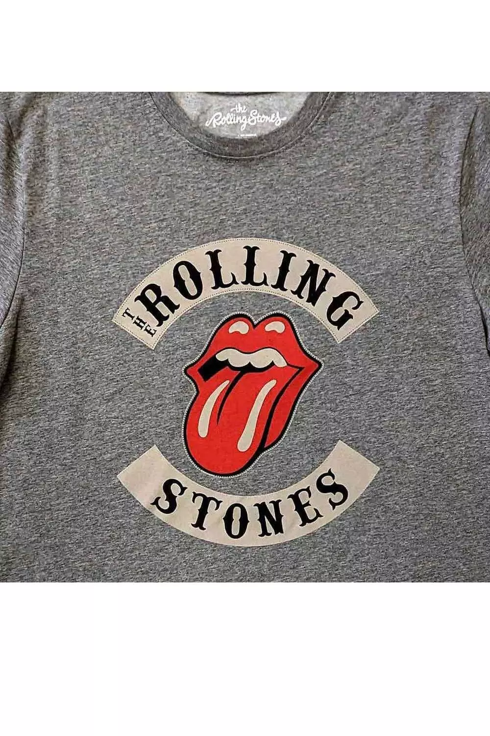 Grey Biker Tongue T Shirt alternative image