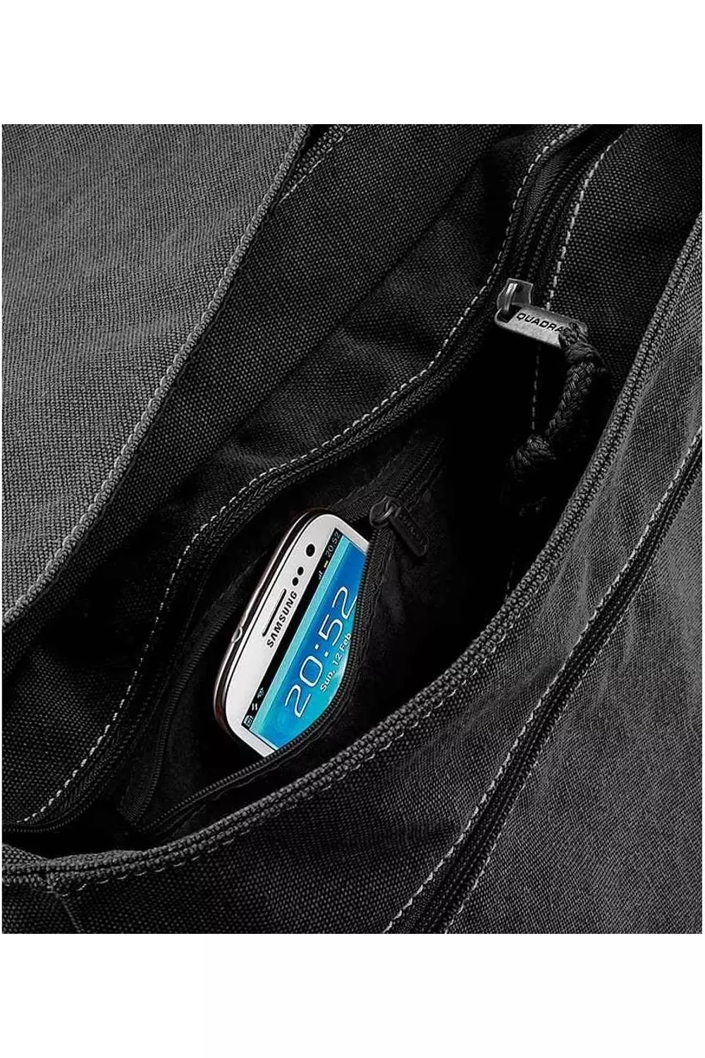 Dark grey Vintage Messenger Bag alternative image