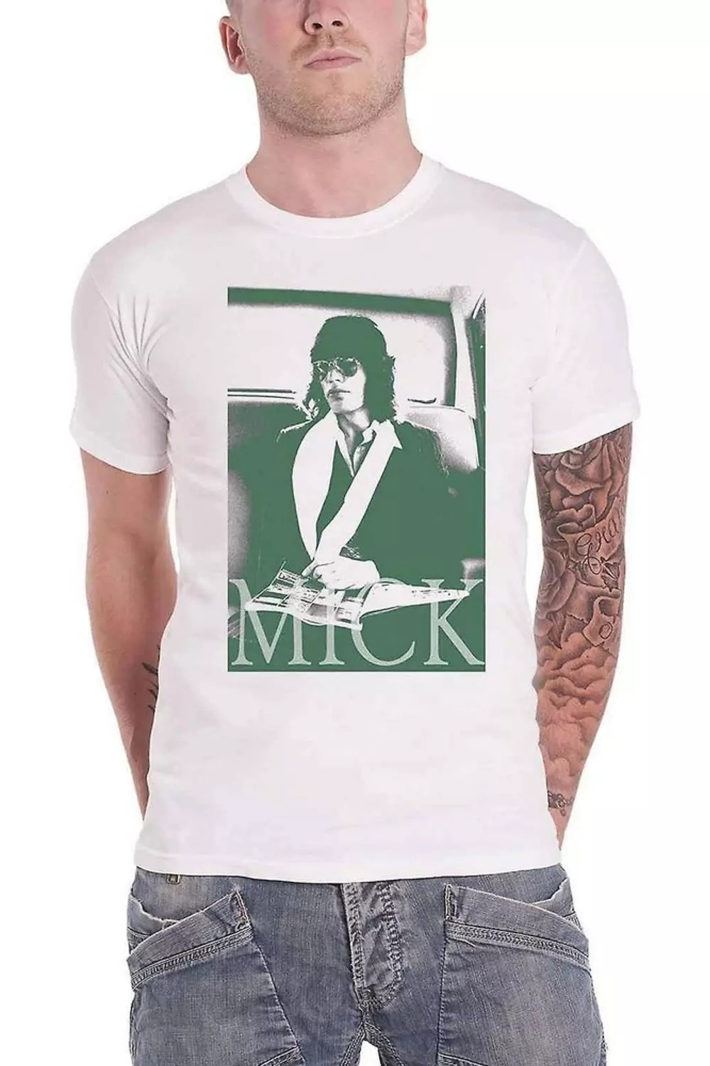White Mick Version 1 T-Shirt alternative image