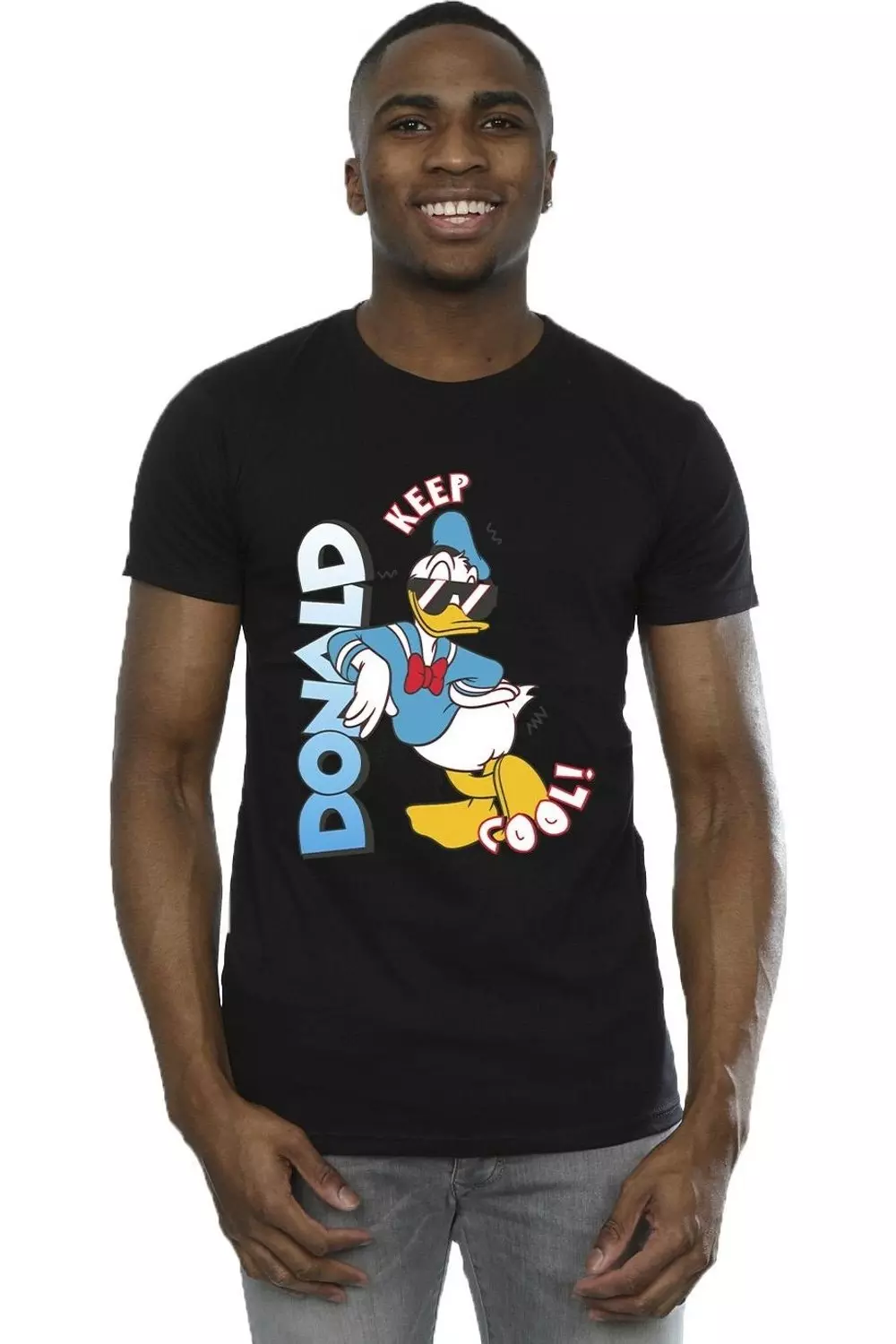 Black Donald Duck Cool T-Shirt alternative image