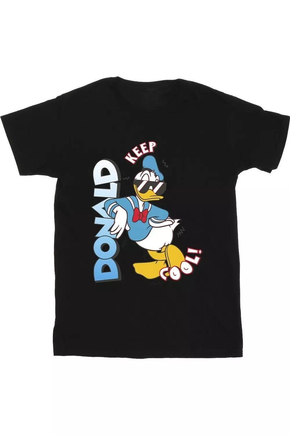 Black Donald Duck Cool T-Shirt alternative image
