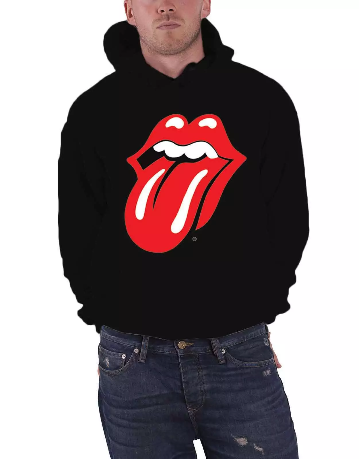 Black Classic Tongue Hoodie alternative image