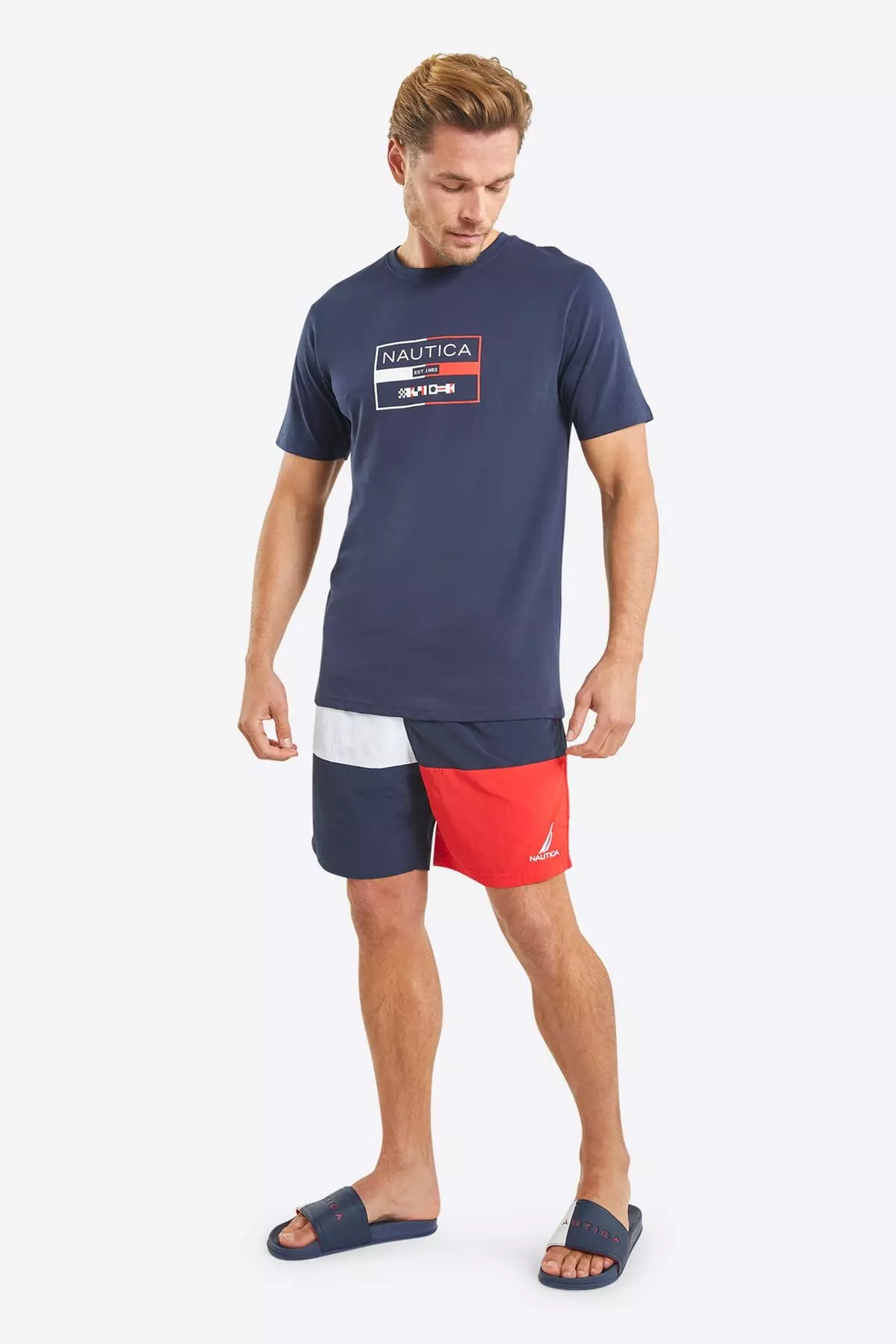 Red 'Sueno' 6” Swim Short alternative image