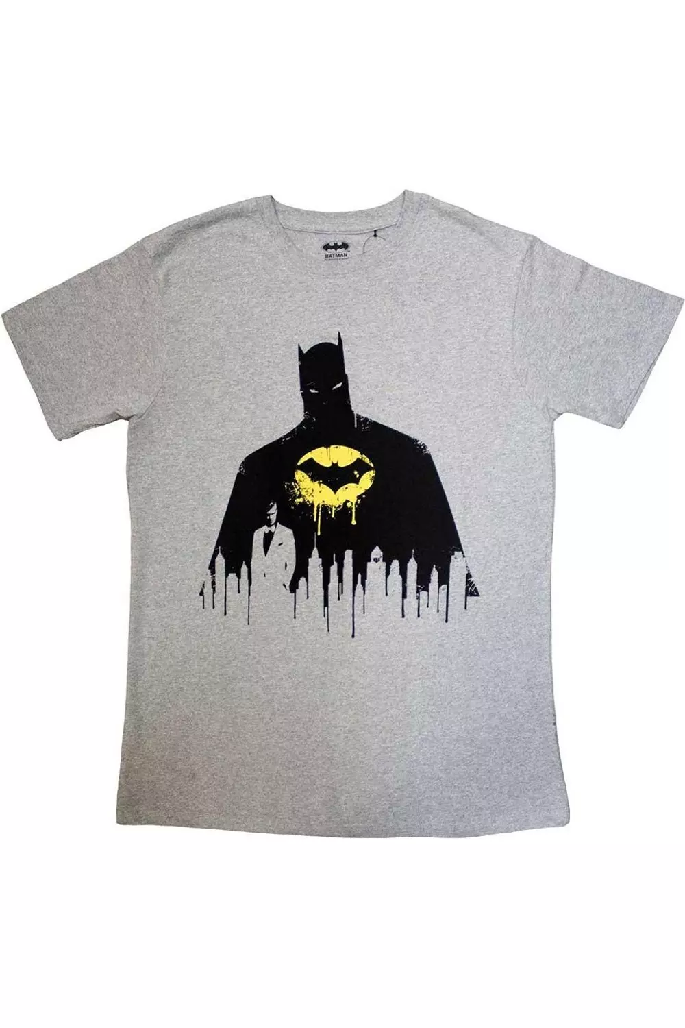 Grey Silhouette Drip T-Shirt alternative image