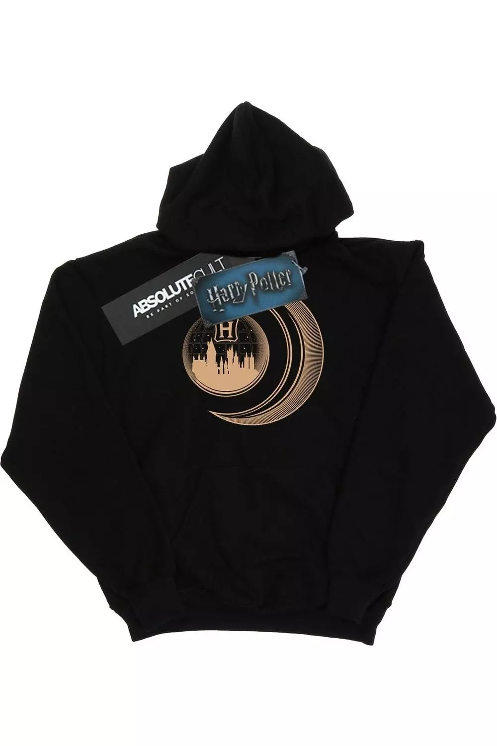 Black Hogwarts Moon Hoodie alternative image