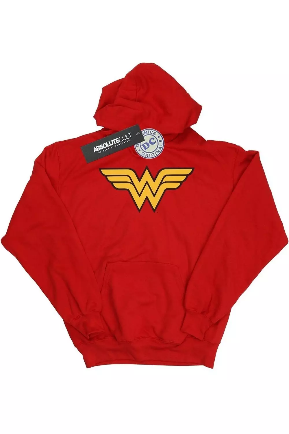 Red Wonder Woman Logo Hoodie alternative image