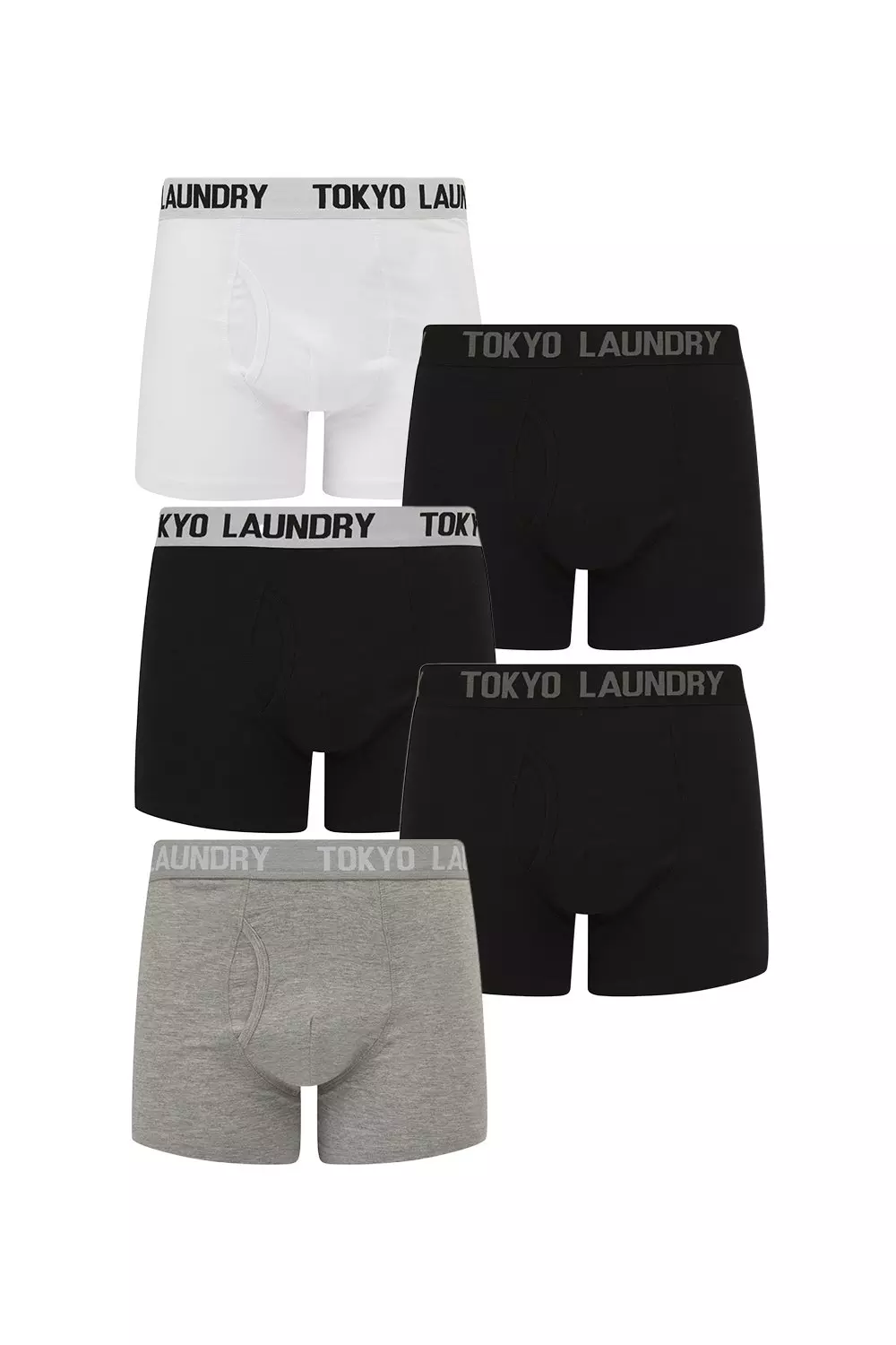 Black 5-Pack Cotton Boxers alternative image