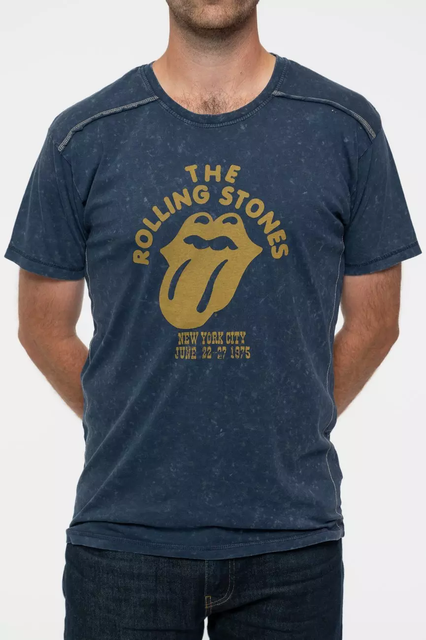 Blue NYC 75 Snow Wash T Shirt alternative image