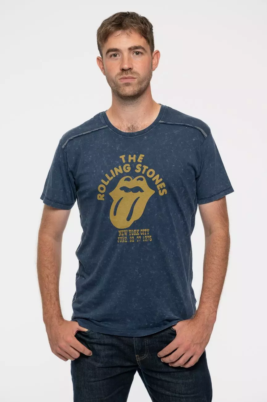 Blue NYC 75 Snow Wash T Shirt alternative image