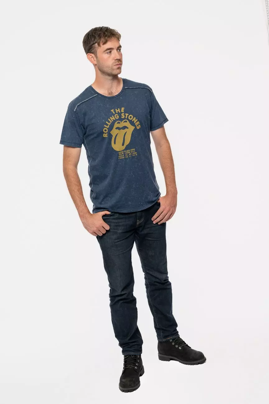 Blue NYC 75 Snow Wash T Shirt alternative image