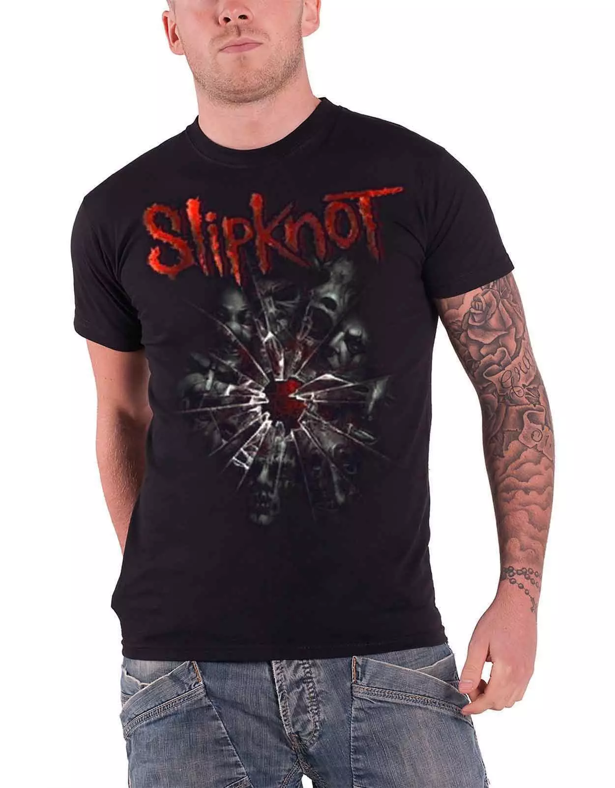 Black Shattered T Shirt alternative image