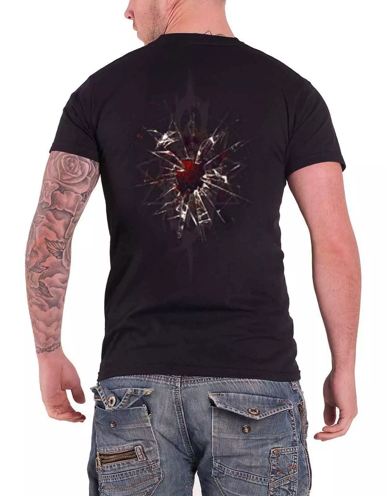 Black Shattered T Shirt alternative image