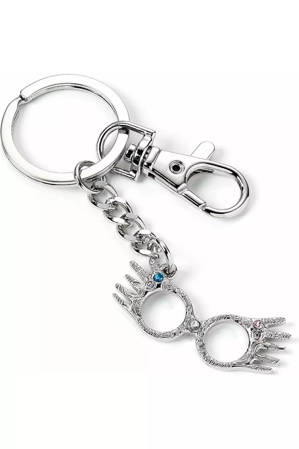 Silver Glasses Luna Lovegood Keyring alternative image