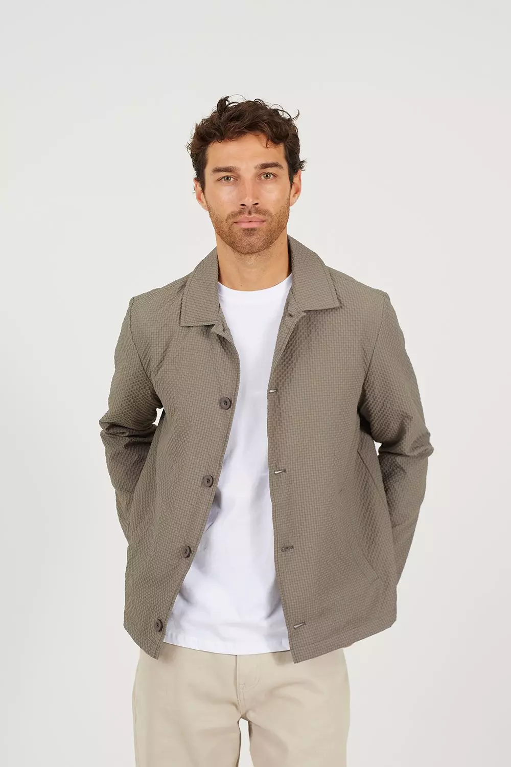 Seersucker Shacket alternative image