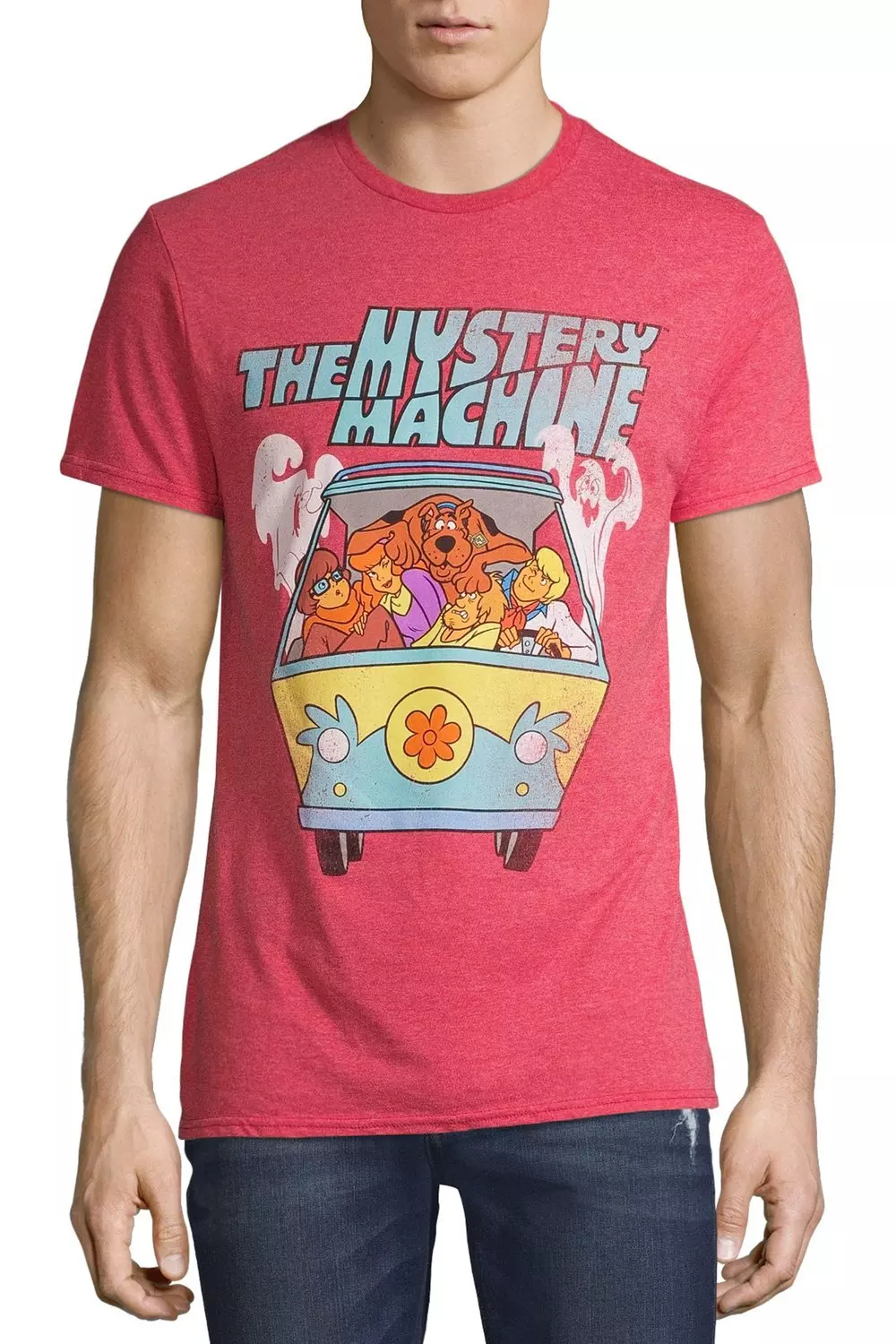 Red The Mystery Machine T-Shirt alternative image